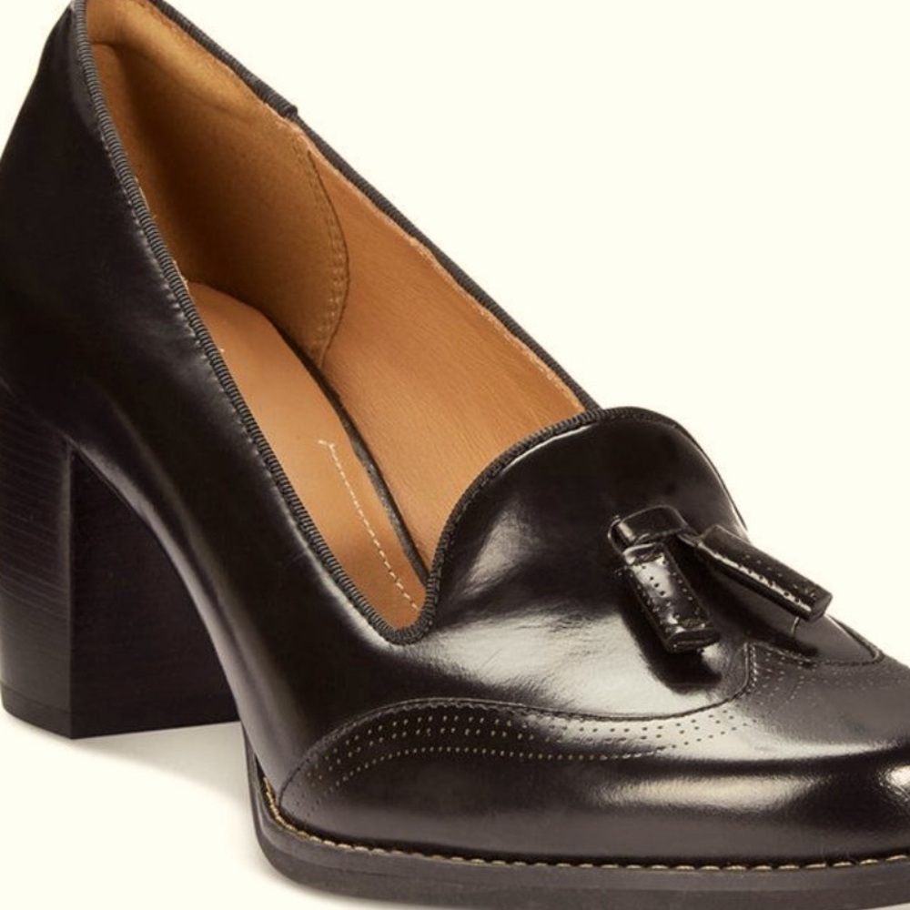 Elegant Burgundy Leather Women's Loafers